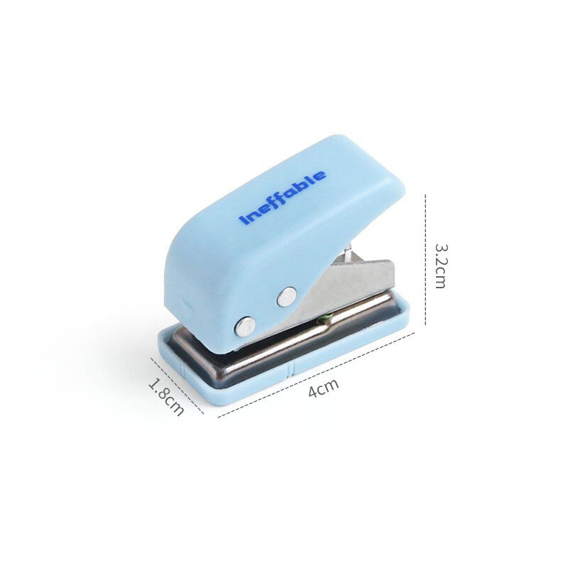 Mini Hole Punch Portable 6mm Pore Diameter Metal Single Handheld Hole Paper Notebook Binding Stationery Hole Punch Hand Tools: C