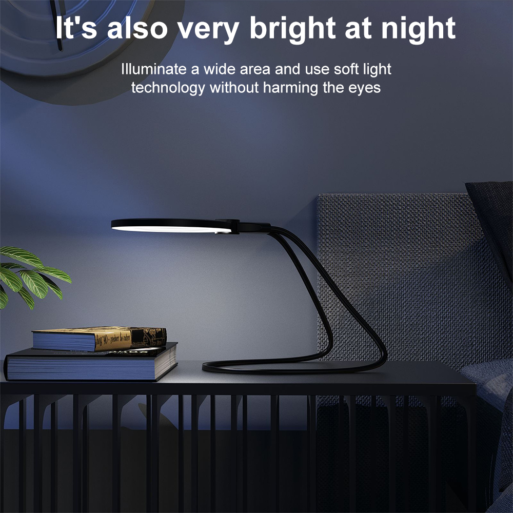 5x handsfree vergrootglas vergrootglas met licht voor senioren, zichtbaar lezen, repareren, naaien