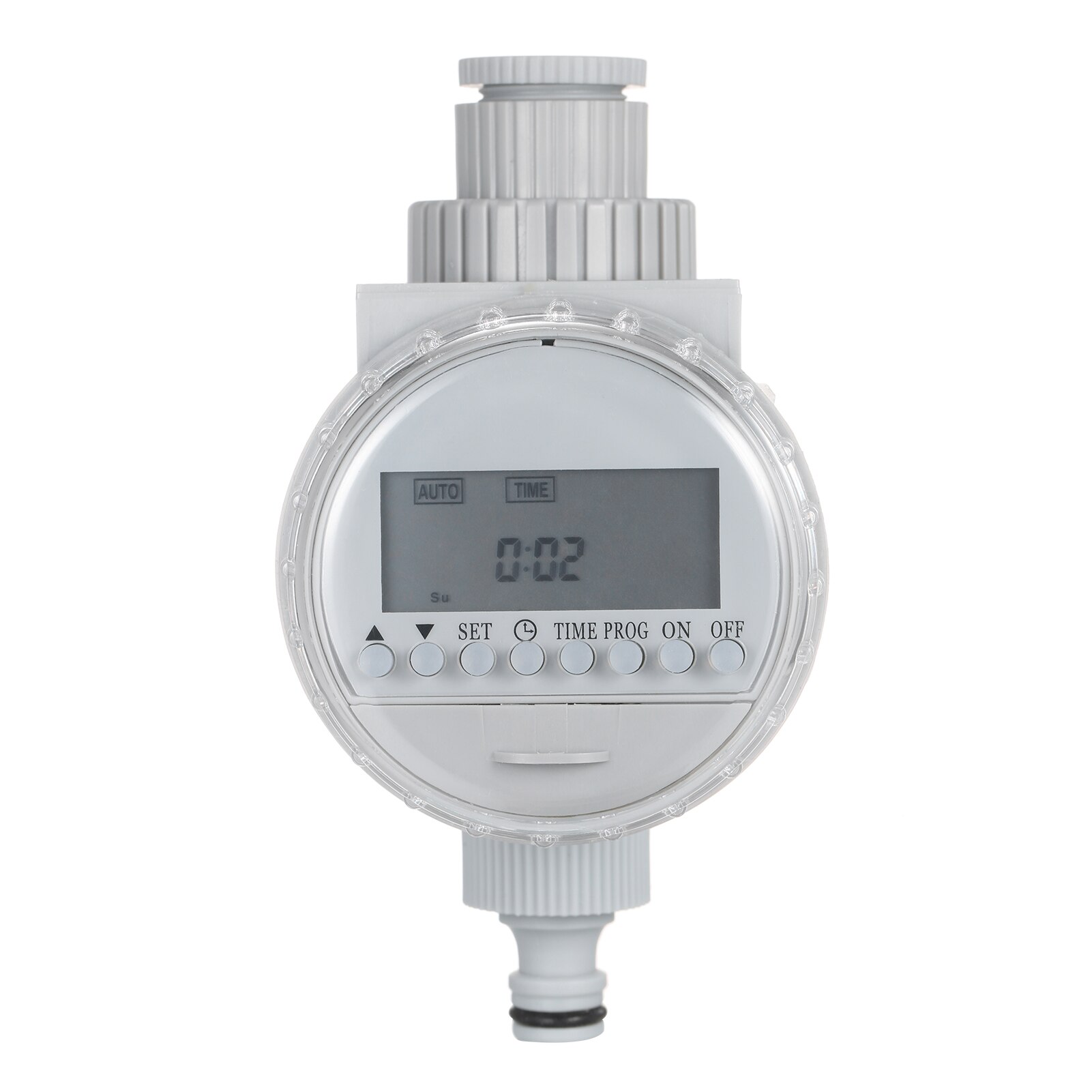 Solar Powered Water Irrigation Timer Electronic Programmable Automatic Watering Controller Hose Faucet Timer with LCD Display: Irrigation Timer