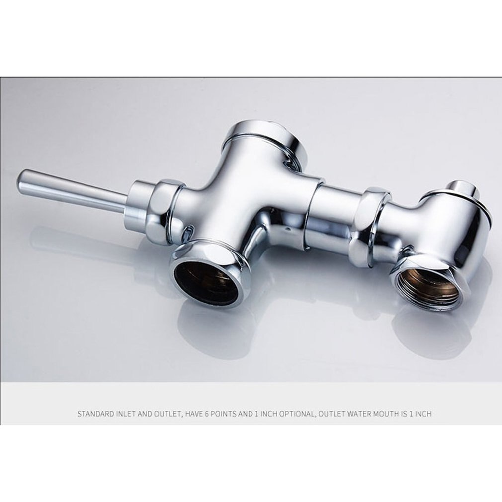 Copper Delay Valve Stool Flushing Valve Foot-pressing Time Delay Self Closing Toilet Flush Valve WC Urinal Flush Valve