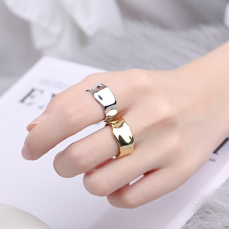 Persoonlijkheid Gothic Vintage Kettingen Ringen Voor Vrouwen Bridal Wedding Engagement Punk Verstelbare Antieke Ringen Rock Sieraden