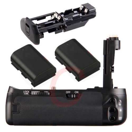 JINTU Pro 6D Vertical Shutter Battery Grip Holder +2pcs LP-E6 batteries Kit For Canon EOS 6D DSLR Camera as BG-E3 BGE3