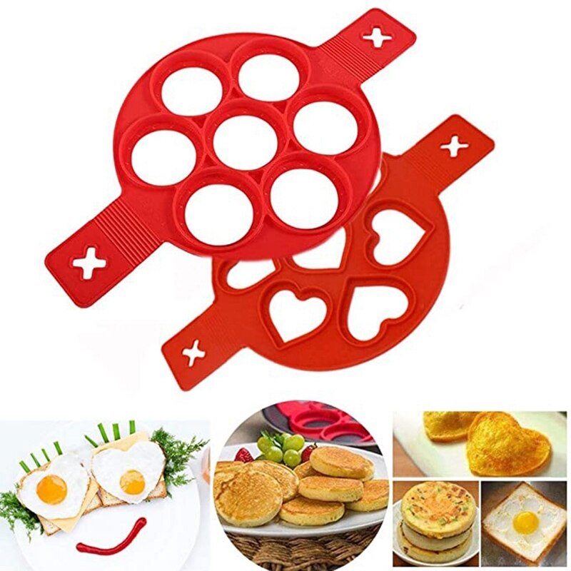 Stampo per pancake per uova stampo per uova in silicone stampi per frittate per uova fritte per cucina