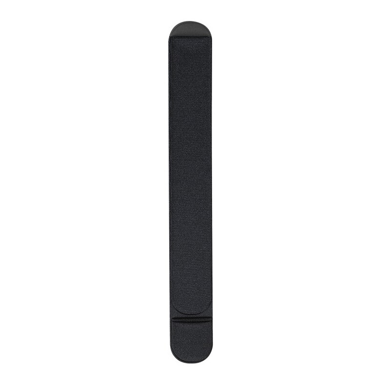 1 pièces adhésif souple tablette porte-crayon manchon pour IPad étui de protection stylo pochette de couverture Durable 22*2.8cm 1st Generation): Black