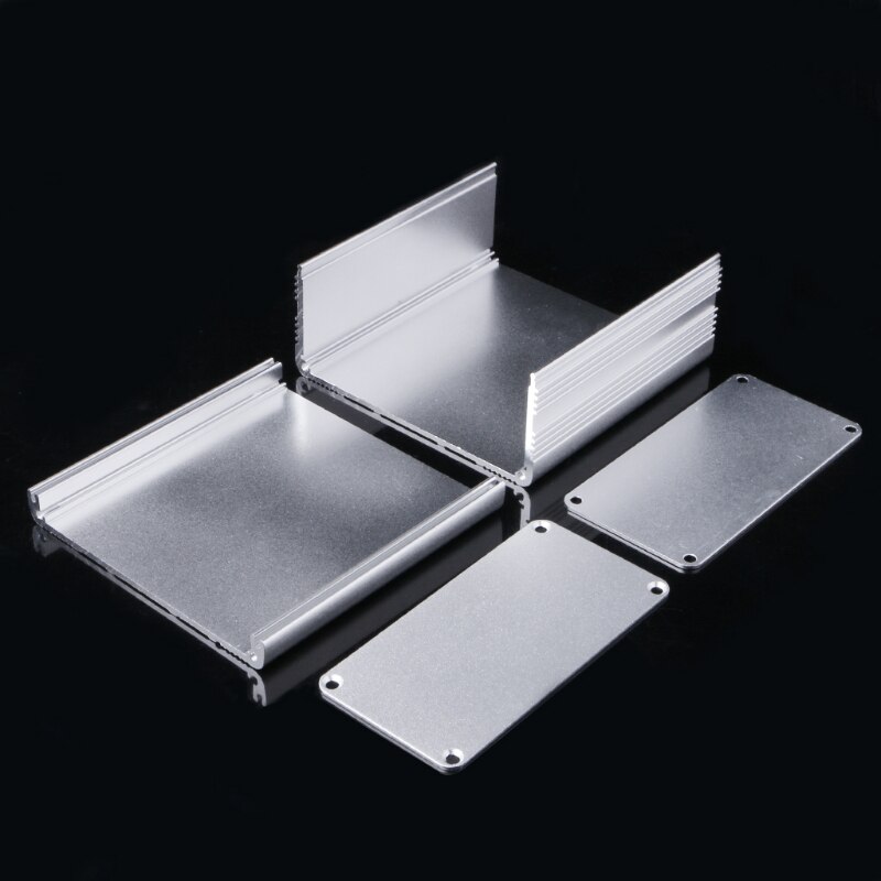 DIY Aluminum Enclosure Case Electronic Project PCB Instrument Box 100x100x50mm