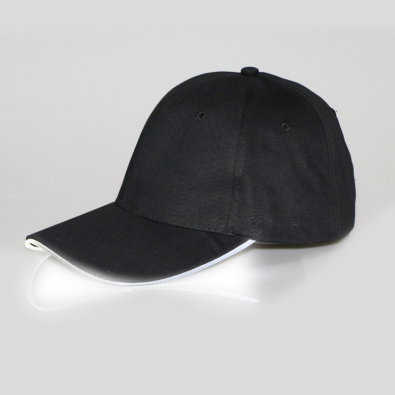 Gorra de tenis al aire libre gorra con luz LED gorra de béisbol hombres mujeres sombrero de algodón fresco sombrero de: B7