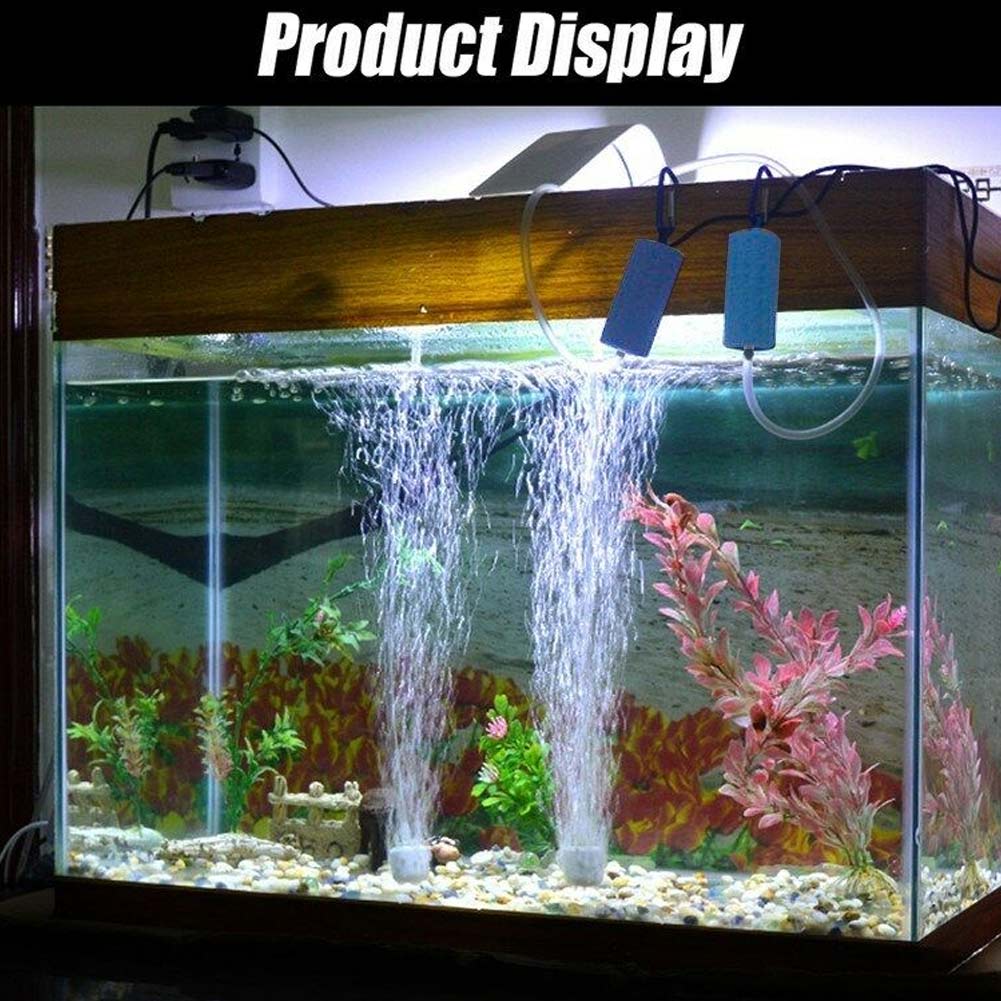 Aquarium Oxygen Pump Mute Mini Portable USB Energey Saving Air Pump for Fish Tank E2S