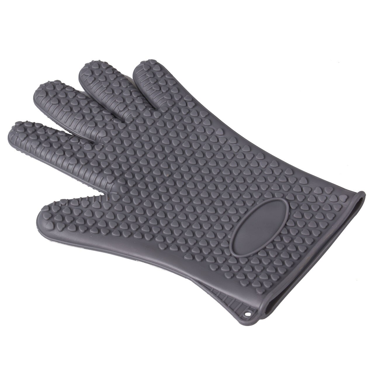 1 Stuks Hittebestendige Siliconen Keuken Handschoen Oven Pannenlap Bakken Bbq Gadget Koken Mitts Bar Gereedschap: Grey