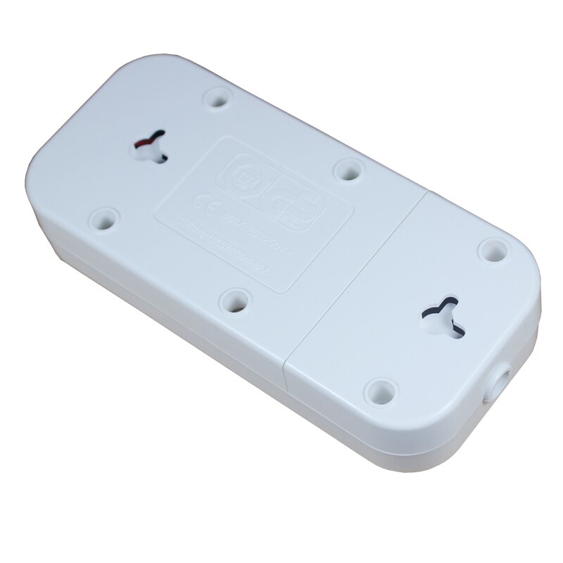 2 socket European 5V 2A USB extension socket LE-04 White color
