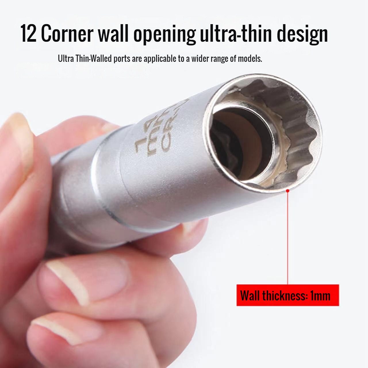 14-16mm Spark Plug Socket Removal Tool Car Spark Plug Special disassembly tool 3/8 Repair set Spark Plug Key Gap Tool Wrench