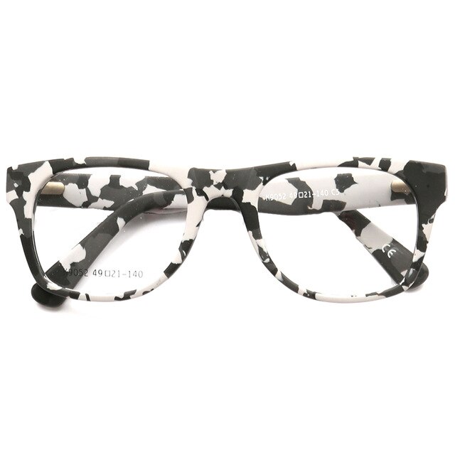 Women Round Stylish Retro glasses frames men eyeglass frame Tortoise Eyeglasses frames Striped light Acetate eyewear: YJG6