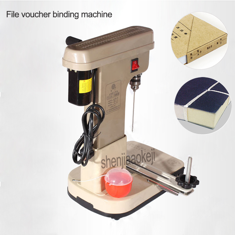 Elektrische buchbinderei maschine finanz anmeldeinformationen dokument Archiv bindung maschine Bindemittel maschine elektrische hefter 220 v 150 Watt