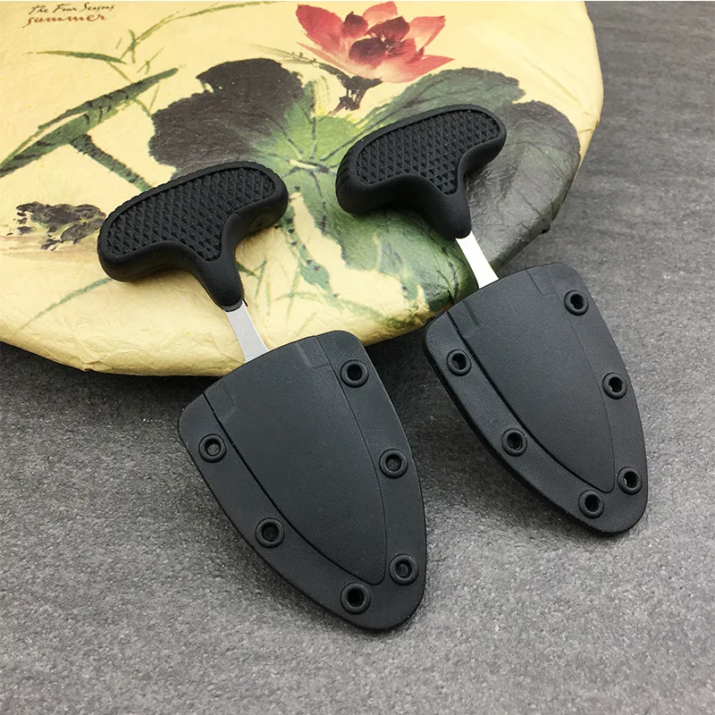 Multifunctional Necklace Cutters Portable Black Hanging Necklace Knife Camping Tool Outdoor Camping Hiking