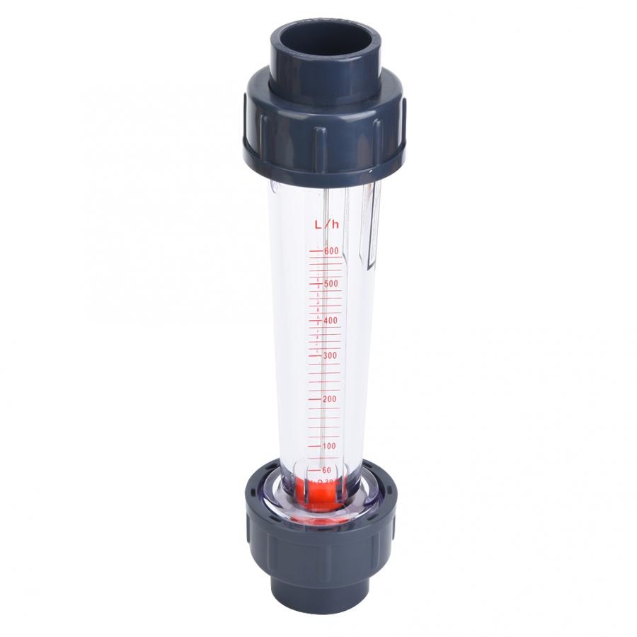 LZS-25D Flow Meter 60-600LPH Plastic Tube High Accuracy Liquid Water Rotameter Flow Measuring Instrument Water Testing Meter