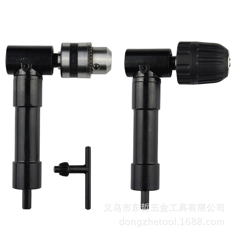 90degree right angle electric drill three-jaw chuck corner device multifunctional multi-purpose alloy electric right angle drill