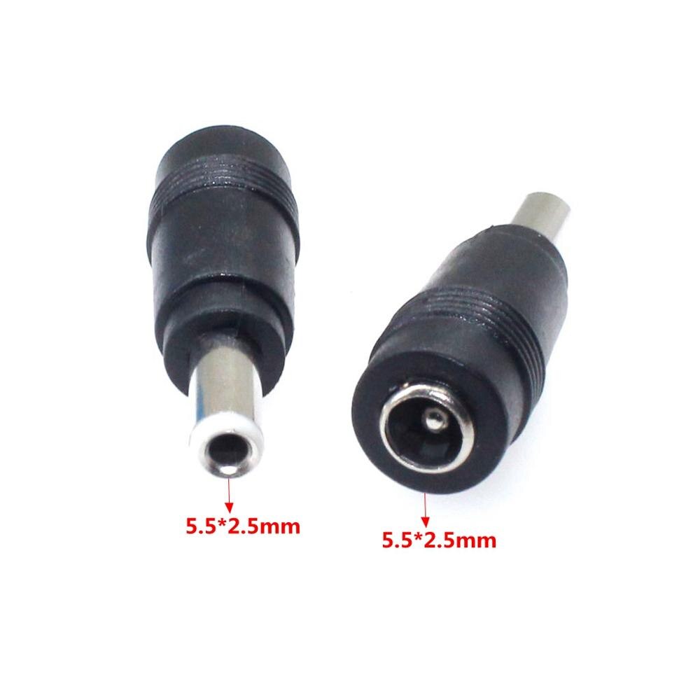 5.5*2.5Mm Dc Power Plug Adapter Dc Jack 5.5X2.5 Mm Male Naar 7.9*5.5 7.4*5.0 3.5*1.35 4.8*1.7 5.5*2.5Mm 4.0*1.7Mm Vrouwelijke 1Pcs: 5525 to 5525