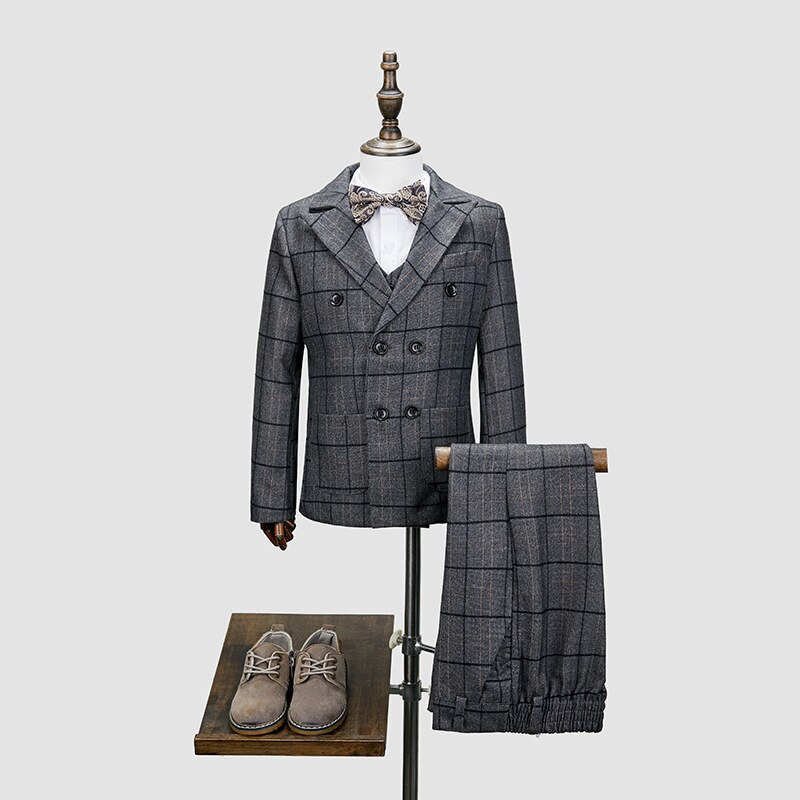 Formal Children's Dress Suit Set Kids Double B... – Vicedeal
