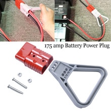 Batterij Quick Plug 12V 24V 175A Trailer Dual Batterij Quick Connector Voor Caravan Camper Trailer Plug Met grijs Handvat