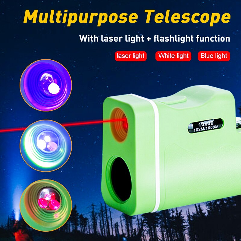 Multifunctional Spotting Telescope Portable Pocket Telescope Outdoor Children's Telescope Wild Adventure Compasses For Hiking