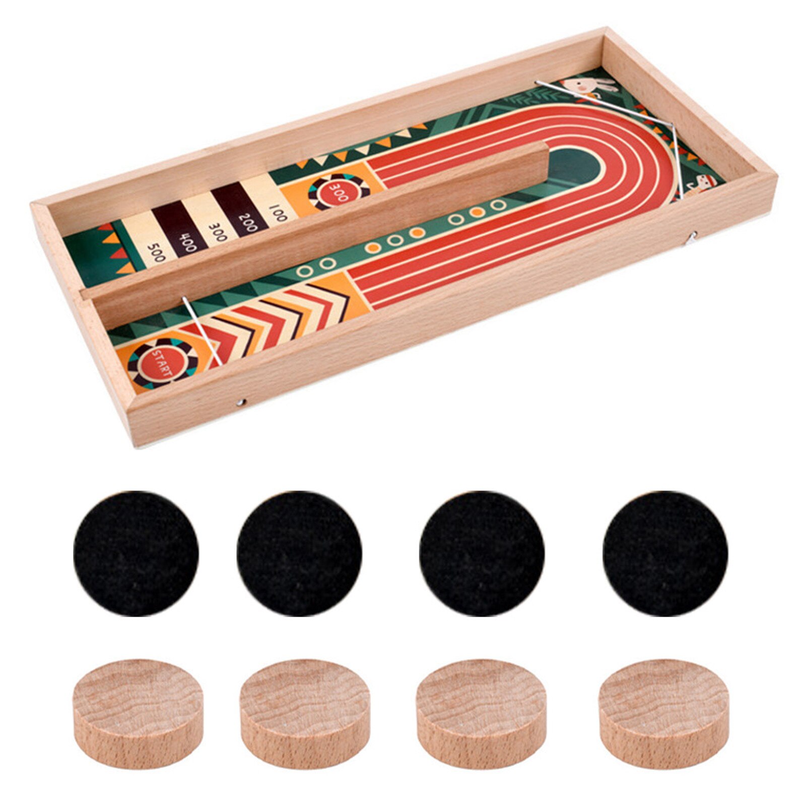 Draagbare Sling Puck Bordspel Voor Kind, tafelvoetbal Sling-Shot Game Board Desktop Interactieve Schaken Speelgoed Voor Volwassen Kinderen Bureau