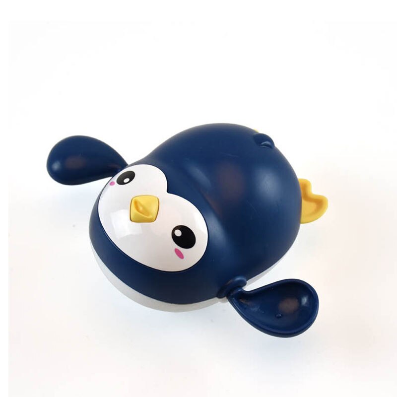 Baby shower toy animal cute cartoon penguin classic baby water toy baby nuoto catena orologio giocattolo per bambini: Blue Penguin