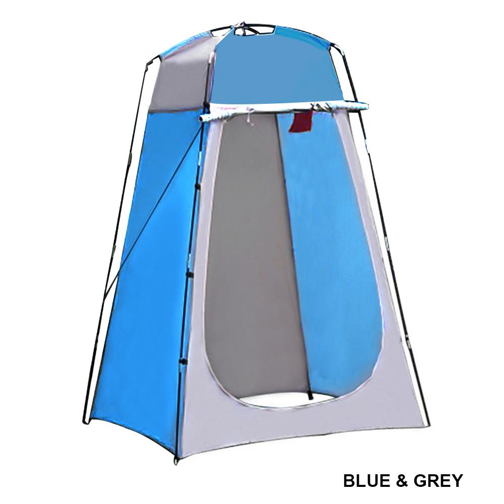 Automatic Pop-up 170T Outdoor Privacy Tent Dressing Fishing Bathing Storage Room Tents Camp Toilet Mobile Shower Tent: Blue