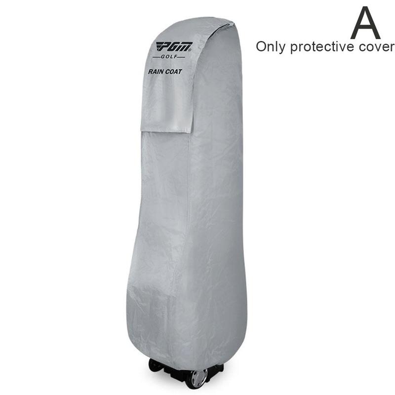 Nylon Golf Bag Cover Nylon Waterproof Flight Travel Golf Bag Cover Dustproof Golf Bag With Rain Cover Case For Storage Bag: Light Grey