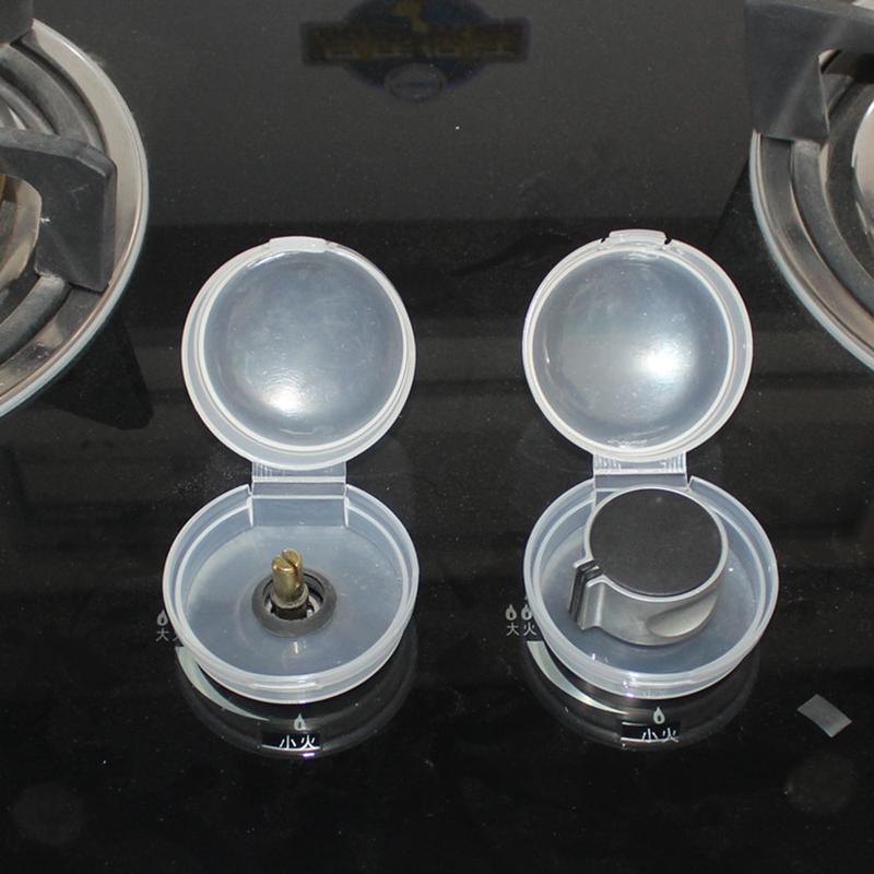 2 stuks Clear Veiligheid Fornuis En Oven Knop Cover Gasfornuis Sloten Home Keuken Bescherming voor Baby Kids