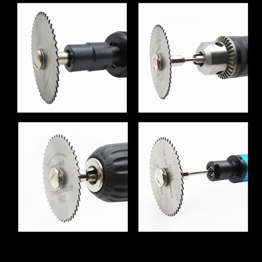 6 stuks hss metaal cirkelzaag schijf wiel bladen afsnijden dremel boor roterende gereedschappen fijne precisie sneden voor kleine afkort klussen --m25