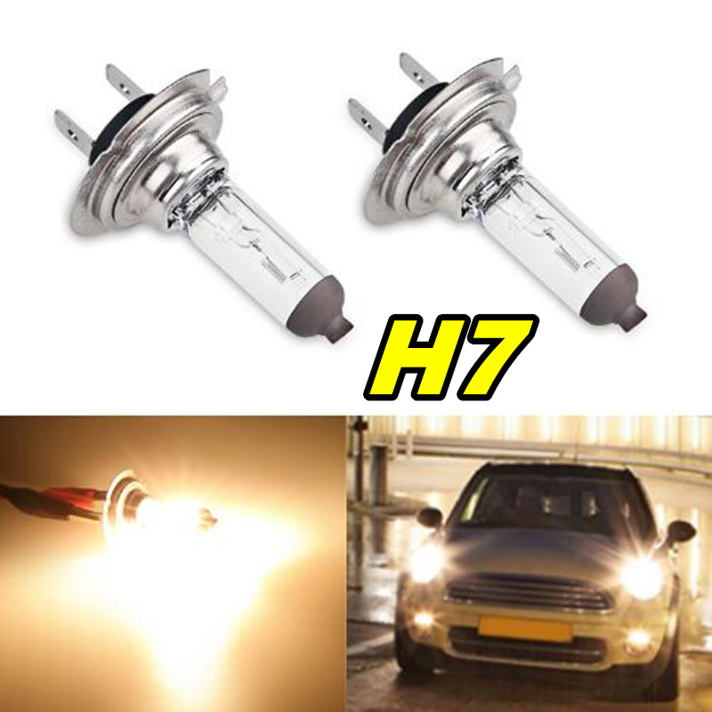 Lámpara halógena para coche H1 H4 H7 H11 luz alta y baja 9012 9005 9006 H9 H10 luz antiniebla H3 H8 12V55W bombilla de repuesto transparente 3200K
