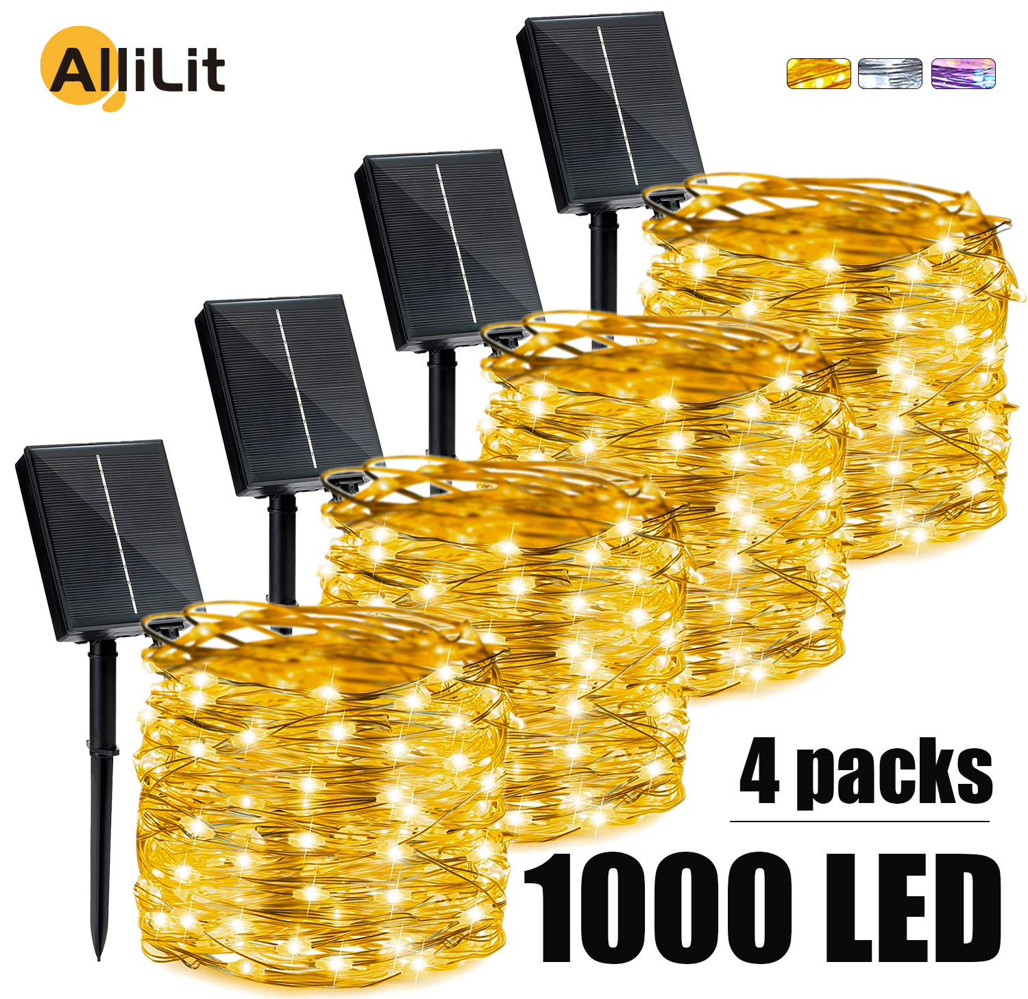 LED Solar String Light Outdoor Garden Fairy Lights Led Twinkle Waterproof Lamp for Christmas Party Decor 7m/12m/22m/32m/52m/102m
