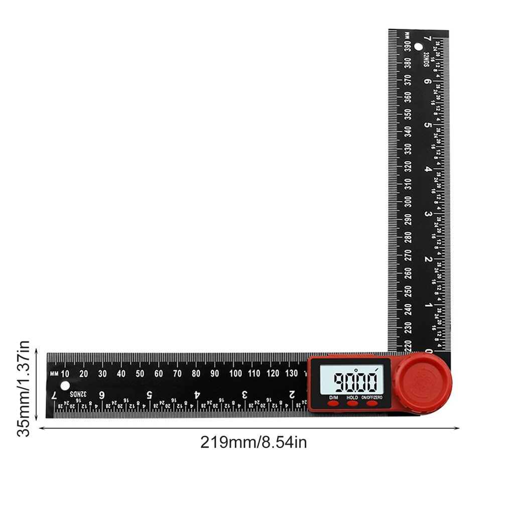 200MM/300MM Digital Electronic Angle Gauge Angle Ruler Level Measuring Tool Protractor Inclinometer Goniometer