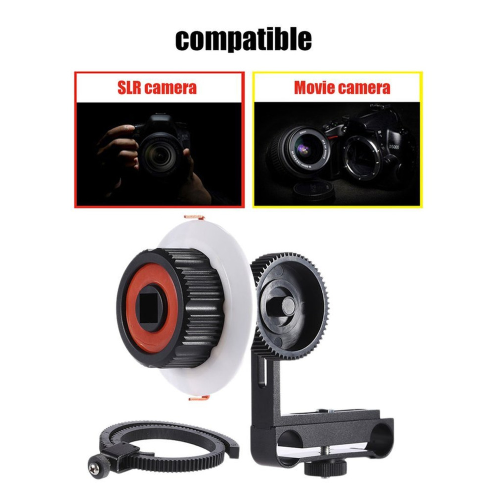 Dämpfung Hohe Festigkeit Aluminium Legierung Zubehör Kamera Folgen Fokus Mit Getriebe Ring Gürtel Geeignet Für Sony A7 ILCD Kamera