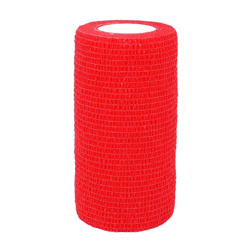 4 Inch 18 Rolls Self Aanhangend Wrap 4 Inch Zelfklevende Bandages Wrap Tape Stretch Bandage Zelfklevende Bandage Wraps: Red