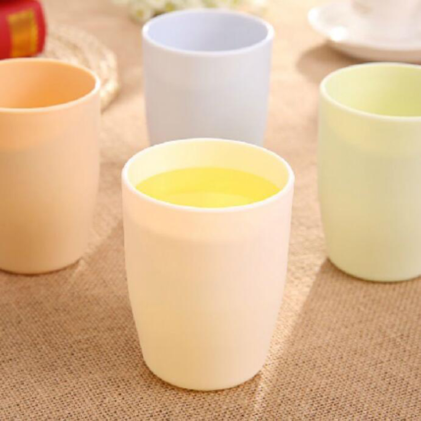 1PCS Eco-vriendelijke Japanse stijl Dikke Circulaire Cups Tandenborstelhouder Cup PP Spoelen Cup Wassen Tand Mok Badkamer Sets