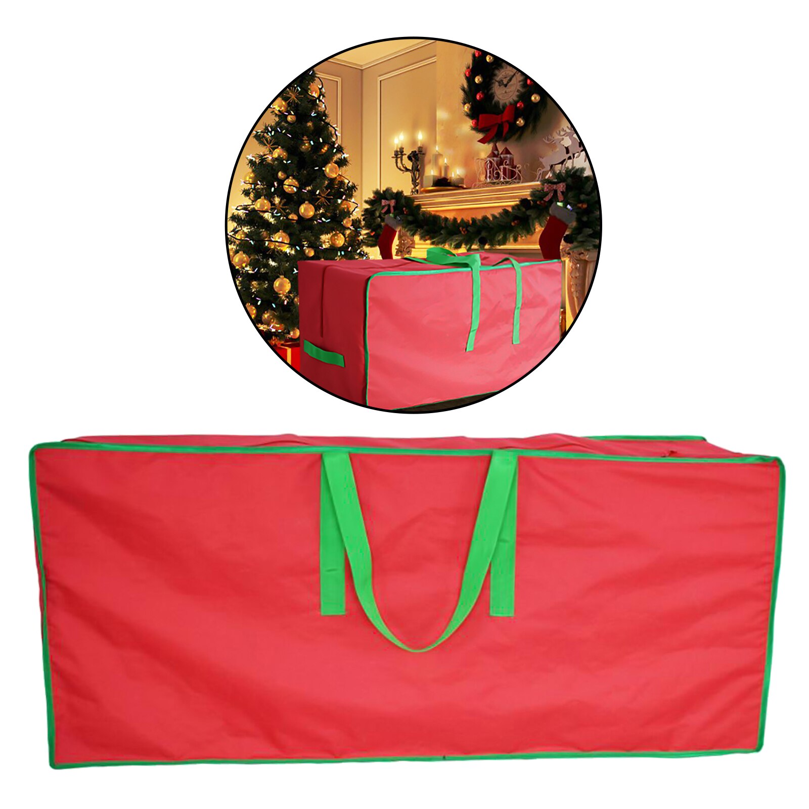 Christmas Tree Storage Bag, Xmas Large Tree Container, Reinforced Wide Handle, Make It Easy to Carry and Lift