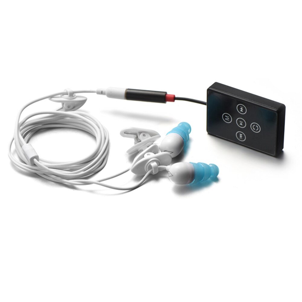 Waterproof MP3 Player 4GB/8GB - Sport Music Player with FM Radio & Back Clip: Black / 8GB