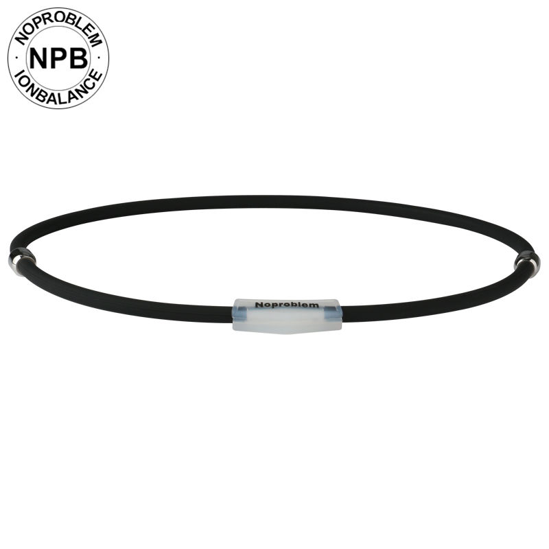 Noproblem Ver Infrarood Bio Gezondheid Power Choker Sport Benifits Magnetische Ion Silicone Unisex Waterdichte Ketting P046NEW