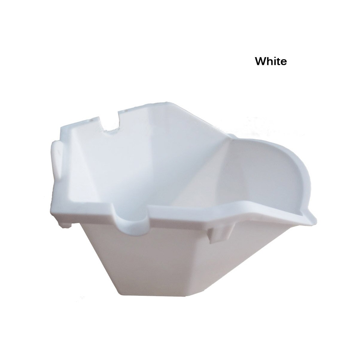 Stackable Vertical Planter Modern Hanging Flower Self Watering Flower Pot Wall Hanging Flower Planter Durable For Garden Balcony: White