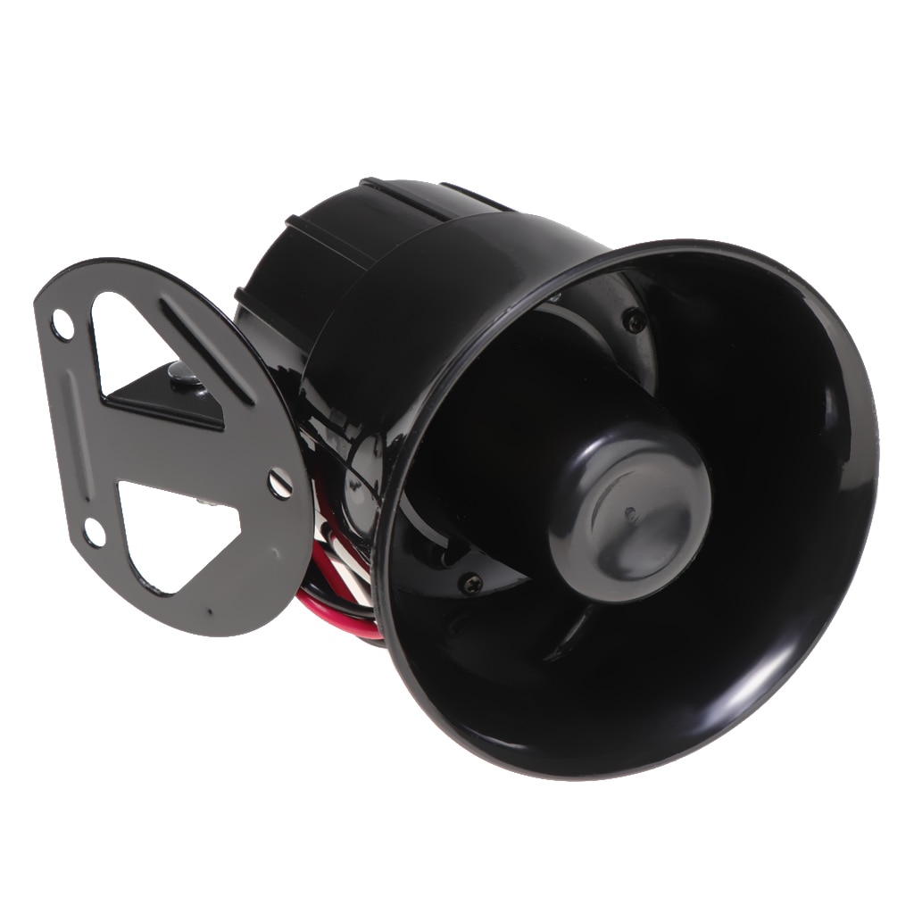 12V Car Alarm 6 Tone Sound Siren Horn PA System 110db Super Loud SUV Motor