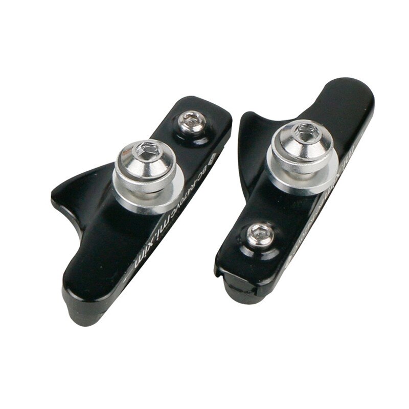 One Pair Mountain Road Bike Brake Pads MTB Bicycle Braking V-Brake Holder Shoes Rubber Blocks Durable Cycling Accessories