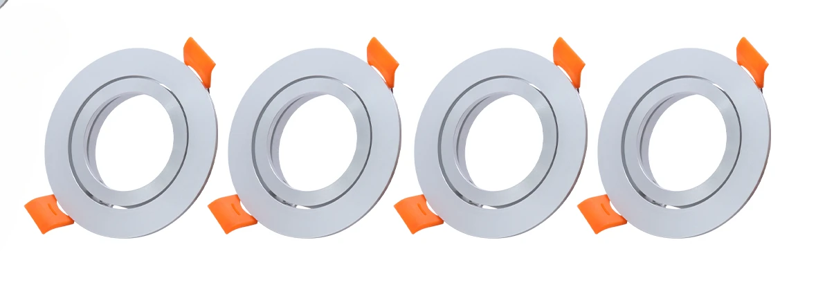 Led Plafond Spot Licht Frame 4/6/10Pcs Mr16 Gu10 Armatuur Verstelbare Inbouw Led Licht Led Plafond Lamp Armaturen Gu10 Frame: Blauw