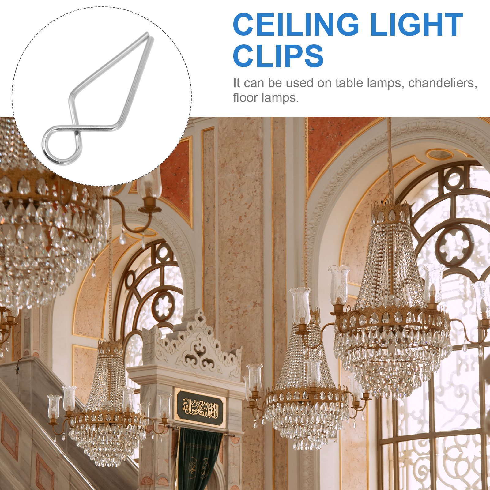 1 Set Ceiling Light Crystal Connector Lighting Pendant Connector Lighting Supply