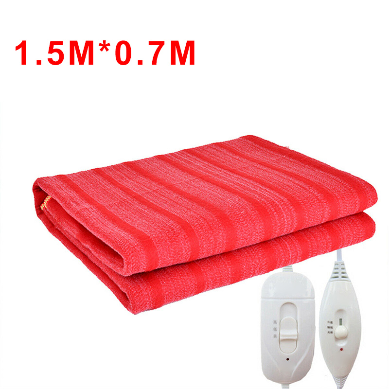 Electric Heated Blanket Rapid Heating Pad with 3 Gear Control Thicken Waterless H99F: 1.5mx0.7m