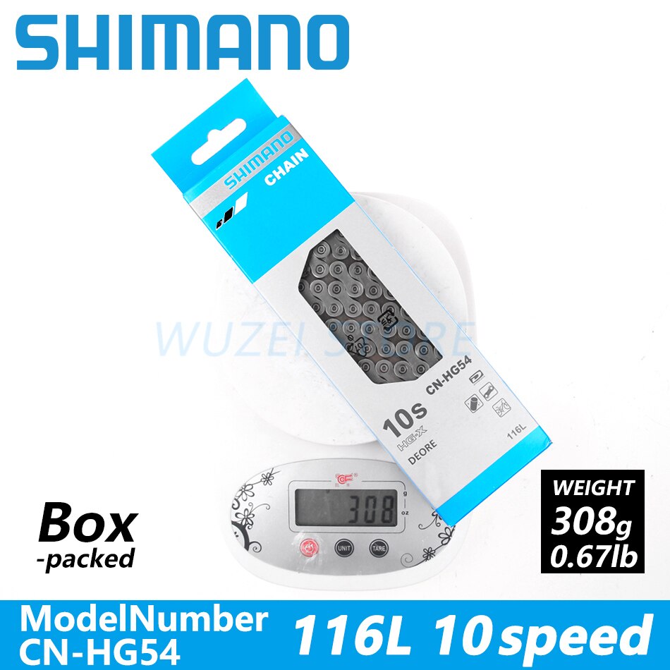 SHIMANO-cadenas de 8/9/10/11/12 velocidades, HG40, HG50, HG53, HG93, HG54, HG95, 4601, HG601, HG701, HG901, 112/116/118 eslabones: 10S HG54 116L Boxed