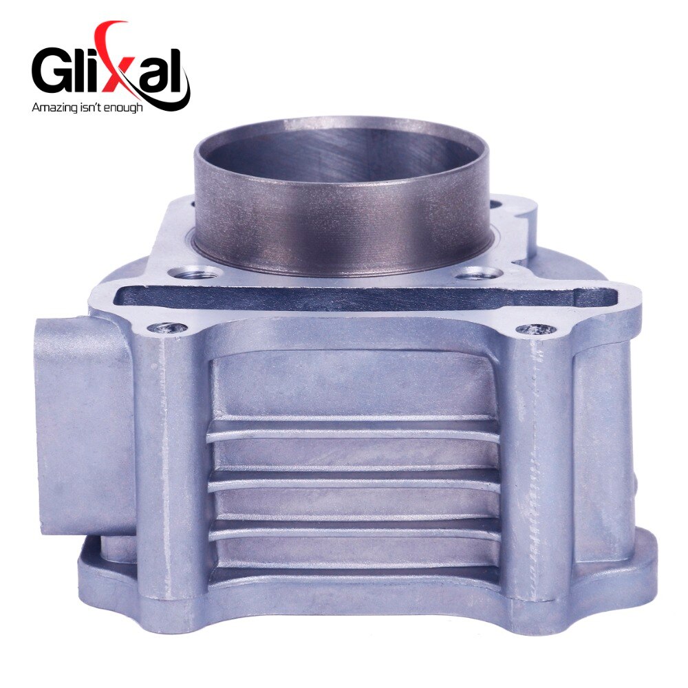 Glixal  gy6 100cc 50mm scooter motor stor boring cylinder genopbygningssæt topstykke assy 4- takt 139 qmb 139 qma knallert  (64mm ventil)