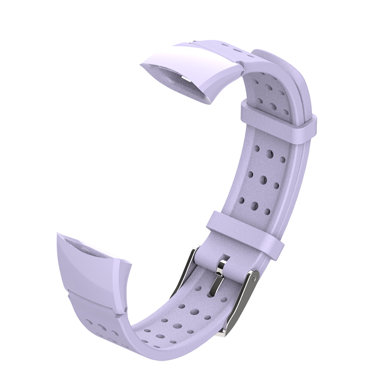 Handgelenk Gurt für Honor Band 4 Strap Honor Band 5 Armband für Huawei Honor Band 5 Silikon Armband Smart Armband zubehör: Light Purple