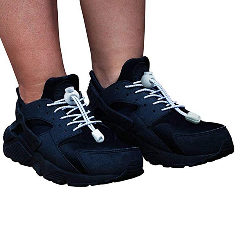 Bergbeklimmen running lui snelle schoenen lock lace kinderen, volwassen elastische kant fitness tie-gratis veters sneakers accessoires