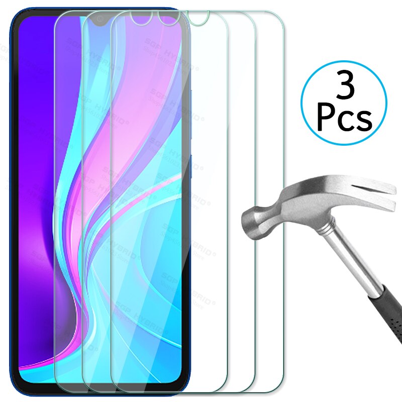 3Pcs Gehard Glas Voor Xiaomi Redmi 9C Nfc Screen Protector Op De Voor Mi Red Mi 9c 9 C c9 Redmi9c Nfc 9Cnfc Veilig Glas 6.53&quot;