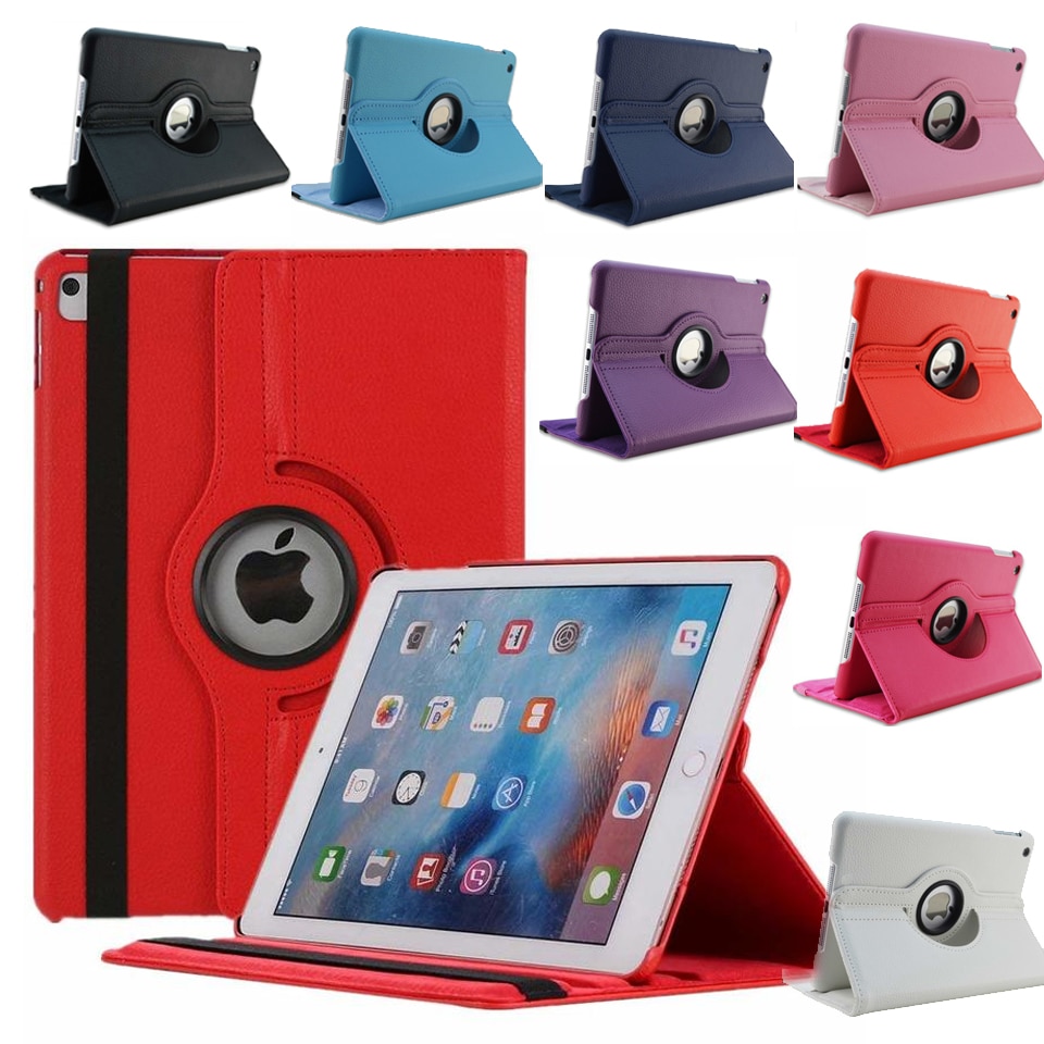 360 Rotation Tablet Case for iPad mini Case Flip Smart Magnetic Protective Cover for iPad mini 2 mini 3 360 Case Stand 7.9''